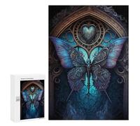 300 PCS Casse-têtes pour Adolescents Steampunk Butterfly Art Print Casse-têtes pour Adolescents Activités Familiales pour Anniversaire, Noël Et Cadeaux Uniques 300 PCS