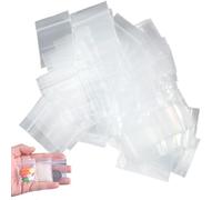 300 PCS Clear 1, 0 × 1, 4 pouce minuscules sacs ziplock, mini sachets de stockage en plastique pour pilules, bijoux, fournitures artisanales et voyages