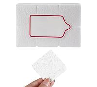 300 Pcs Coton Ongles Gel non Pelucheux, Tampons en Coton pour le Dissolvant, Blanc