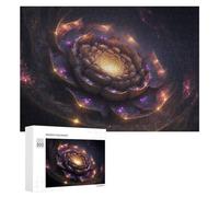 300 PCS Jeux De Puzzle pour Adolescents Enchanted Cosmic Bloom Jeux De Puzzle pour Adolescents : Détente, Divertissement Et Humour, Cadeaux Anti-Stress 300 PCS