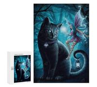 300 PCS Jeux De Puzzle pour Adolescents Enchanted Forest Whiskers Jeux De Puzzle pour Adolescents : Détente, Divertissement Et Humour, Cadeaux Anti-Stress 300 PCS