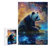 300 PCS Jeux De Puzzle pour Adolescents Panda in Enchanted Forest -3 Jeux De Puzzle pour Adolescents : Détente, Divertissement Et Humour, Cadeaux Anti-Stress 300 PCS