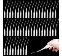 300 Pcs Micro-Embouts de Colle, Micro-pointes de Colle Plastique, Embouts de Bouteilles de Colle, Distributeur Applicateur de Précision d'Extension de Colle pour Bouteille de Compte-Goutte