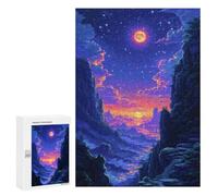 300 PCS Puzzle Enchanted Valley of Stars Puzzle pour Adolescents Course De Vitesse Manuelle Liste De Souhaits avec Le Père Noël Jouets Jeux Éducatifs 300 PCS