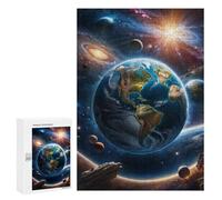 300 PCS Puzzle Explore Our Amazing Planet Earth Puzzles pour Adultes : des Cadeaux Amusants pour Toute La Famille, Parents Et Enfants 300 PCS