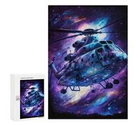 300 PCS Puzzle Galactic Helicopter Adventure -7 Puzzles pour Adultes : des Cadeaux Amusants pour Toute La Famille, Parents Et Enfants 300 PCS