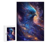 300 PCS Puzzle Galactic Phoenix Art Print -3 Puzzles pour Adultes : des Cadeaux Amusants pour Toute La Famille, Parents Et Enfants 300 PCS
