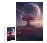 300 PCS Puzzle Galactic Tree of Life -1 Puzzle pour Adolescents Course De Vitesse Manuelle Liste De Souhaits avec Le Père Noël Jouets Jeux Éducatifs 300 PCS