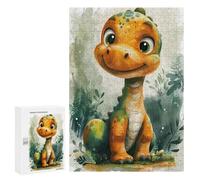 300 PCS Puzzle pour Adolescents Adorable Dinosaur Baby Toy Puzzles pour Adultes - Défi Difficile - Activités Amusantes À La Maison pour Les Jeux 300 PCS