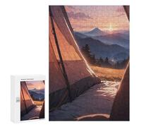 300 PCS Puzzle pour Adolescents Beautiful Sunset Puzzle pour Adultes Jouets Anti-Stress Analyse Et Logique Interaction Parent-Enfant 300 PCS