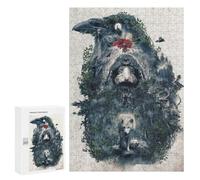 300 PCS Puzzle pour Adolescents Beware The Door Puzzle pour Adultes - Jeux De Détente - Assemblage De Motifs - Cadeaux Uniques pour Anniversaire Et Noël 300 PCS