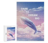 300 PCS Puzzle pour Adolescents Dare to Dream Big Puzzle Adulte, Jouet, Décoration Murale, Course De Vitesse Manuelle, Cadeaux Uniques pour Anniversaire Et Noël 300 PCS