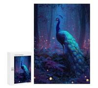 300 PCS Puzzle pour Adolescents Enchanted Forest Peacock-1 Puzzles pour Adultes : Analyse Et Logique. Chaque Pièce Est Unique - Casse-têtes pour Toute La Famille 300 PCS