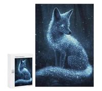 300 PCS Puzzle pour Adolescents Enchanted Glowing Fox -1 Puzzles pour Adultes : Analyse Et Logique. Chaque Pièce Est Unique - Casse-têtes pour Toute La Famille 300 PCS