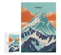 300 PCS Puzzle pour Adolescents Everest Majesty Puzzle Adulte, Jouet, Décoration Murale, Course De Vitesse Manuelle, Cadeaux Uniques pour Anniversaire Et Noël 300 PCS