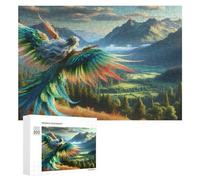 300 PCS Puzzle pour Adolescents Fantasy Angel Wings Nature Landscape Puzzles pour Adolescents, Jouets Anti-Stress, Passe-Temps, Défi Éducatif