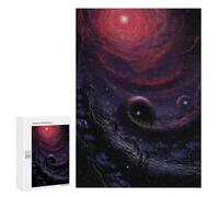 300 PCS Puzzle pour Adolescents Galactic Journey Cosmic Exploration Puzzles pour Adultes - Défi Difficile - Activités Amusantes À La Maison pour Les Jeux 300 PCS