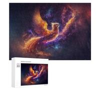 300 PCS Puzzle pour Adolescents Galactic Phoenix Cosmic Artwork Puzzles pour Adolescents, Jouets Anti-Stress, Passe-Temps, Défi Éducatif