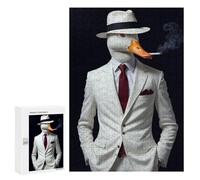 300 PCS Puzzle pour Adolescents Goose Duck in White Suit Puzzles pour Adultes Jeu Manuel Assemblage De Motifs Cadeaux Uniques pour Anniversaire Et Noël 300 PCS