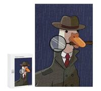300 PCS Puzzle pour Adolescents Goose Game Ducktective Puzzles pour Adultes Jeu Manuel Assemblage De Motifs Cadeaux Uniques pour Anniversaire Et Noël 300 PCS