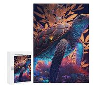 300 PCS Puzzle Pour Adolescents Magical Sea Turtle Puzzle Adolescents Jouet Anti-stress Maison Vacances Loisir Défi Éducation 300 PCS