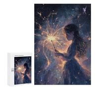 300 PCS Puzzle pour Adolescents Magical Sparkler Night Sky Puzzles pour Adultes : Analyse Et Logique. Chaque Pièce Est Unique - Casse-têtes pour Toute La Famille 300 PCS