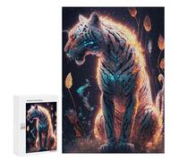 300 PCS Puzzle pour Adolescents Magical Tiger Artwork Puzzles pour Adultes : Analyse Et Logique. Chaque Pièce Est Unique - Casse-têtes pour Toute La Famille 300 PCS