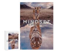 300 PCS Puzzle pour Adolescents Mindset is Everything Puzzles pour Adultes Jeux Familiaux Amusants Et Humoristiques, Difficiles Et Stimulants 300 PCS