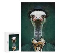 300 PCS Puzzle pour Adolescents Ostrich Fashion Puzzles pour Adultes Jeu Manuel Assemblage De Motifs Cadeaux Uniques pour Anniversaire Et Noël 300 PCS