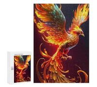 300 PCS Puzzle pour Adolescents Phoenix Rising Art Print Puzzles pour Adultes : Analyse Et Logique. Chaque Pièce Est Unique - Casse-têtes pour Toute La Famille 300 PCS