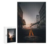 300 PCS Puzzle pour Adolescents San Francisco Puzzle pour Adultes Jouets Anti-stress Défi Dur Anniversaire