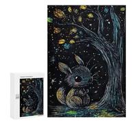300 PCS Puzzle pour Adolescents Scratch Art Squirrel Puzzle pour Adultes : Jeu De Réflexion Et De Rapidité, Défi À Relever 300 PCS
