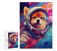 300 PCS Puzzle pour Adolescents Space Dog Adventure-301 Puzzles pour Adultes - Défi Difficile - Activités Amusantes À La Maison pour Les Jeux 300 PCS