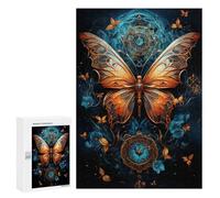 300 PCS Puzzle pour Adolescents Steampunk Butterfly Art Print-1 Puzzles pour Adultes : Analyse Et Logique. Chaque Pièce Est Unique - Casse-têtes pour Toute La Famille 300 PCS