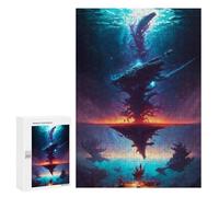 300 PCS Puzzle pour Adolescents Underwater Fantasy World Puzzles pour Adolescents, Jouets Anti-Stress, Passe-Temps, Défi Éducatif