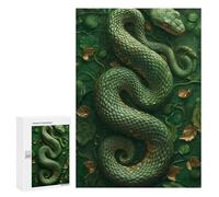 300 PCS Puzzle pour Adultes Amazon Jungle Snake Artwork Puzzles pour Adolescents - Passe-Temps À La Maison - Jeu Éducatif Familial Stimulant À Compléter 300 PCS