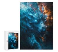 300 PCS Puzzle pour Adultes Blue Ice Dragon Jeu De Famille Puzzle Analyse Et Logique Interaction Parents Et Enfants 300 PCS