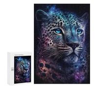 300 PCS Puzzle pour Adultes Colour Galaxy Leopard Puzzle pour Adolescents : Améliore La Mémoire. Chaque Pièce Est Unique - Jouets Éducatifs d'apprentissage 300 PCS