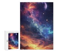 300 PCS Puzzle pour Adultes Cosmic Nebula Sky-3 Puzzles pour Adolescents - Passe-Temps À La Maison - Jeu Éducatif Familial Stimulant À Compléter 300 PCS