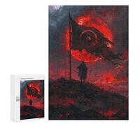 300 PCS Puzzle pour Adultes Dark Warrior's Dawn Puzzles pour Adolescents - Passe-Temps À La Maison - Jeu Éducatif Familial Stimulant À Compléter 300 PCS