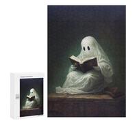 300 PCS Puzzle pour Adultes Ghost Reading Book-3 Puzzle pour Adolescents : Améliore La Mémoire, Activités Ludiques À La Maison, Cadeaux Anti-Stress 300 PCS