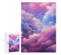 300 PCS Puzzle pour Adultes Magical Sky Clouds Wallpaper Puzzles pour Adolescents - Passe-Temps À La Maison - Jeu Éducatif Familial Stimulant À Compléter 300 PCS