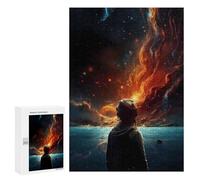 300 PCS Puzzle pour Adultes Space Explorer's Journey -5 Puzzles pour Adultes - Jeux De Détente - Assemblage De Motifs - Idée Cadeau pour Toute La Famille 300 PCS