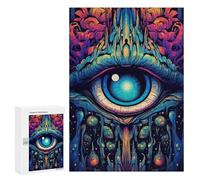 300 PCS Puzzle Pour Les Adolescents Eye Dreamscape Puzzle Adolescent Jouet Anti-stress Maison Vacances Loisir Défi Éducation 300 PCS