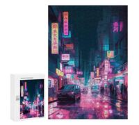 300 PCS Puzzle Pour Les Adolescents Neon Cityscape-113 Puzzle Adolescents Jouet Anti-stress Maison Vacances Loisir Défi Éducation 300 PCS
