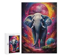 300 PCS Puzzles Cosmic Elephant Journey Puzzles pour Adultes Améliorent La Mémoire Défi Éducatif Jouets Jeux Éducatifs 300 PCS