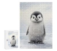 300 PCS Puzzles Cute Penguin Chick Puzzles pour Adultes Jouets Anti-Stress Vacances À La Maison Passer Le Temps Interaction Parent-Enfant 300 PCS