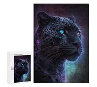 300 PCS Puzzles Galactic Leopard Portrait-6 Puzzles pour Adultes Améliorent La Mémoire Défi Éducatif Jouets Jeux Éducatifs 300 PCS