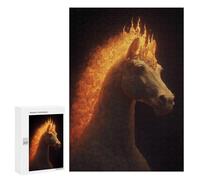 300 PCS Puzzles Magical Fire Horse Artwork Puzzles pour Adultes Améliorent La Mémoire Défi Éducatif Jouets Jeux Éducatifs 300 PCS