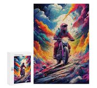 300 PCS Puzzles Motorcycle Adventure in Colors Puzzles pour Adultes Améliorent La Mémoire Défi Éducatif Jouets Jeux Éducatifs 300 PCS
